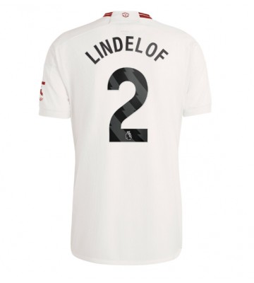 Maillot de foot Manchester United Victor Lindelof #2 Troisième 2023-24 Manches Courte